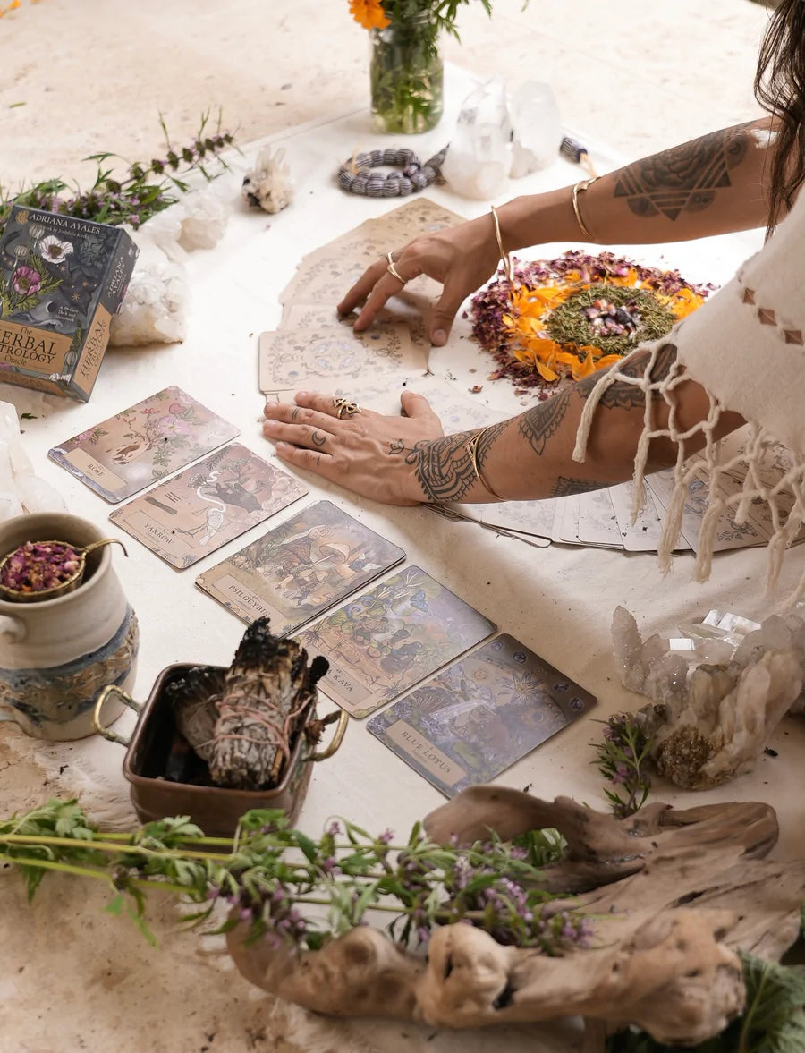 HERBAL ASTROLOGY Oracle - A 55 Card Deck and Guidebook