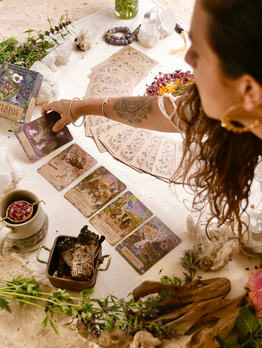 HERBAL ASTROLOGY Oracle - A 55 Card Deck and Guidebook