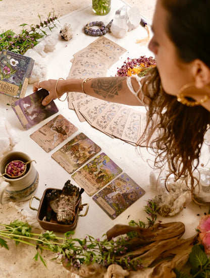 HERBAL ASTROLOGY Oracle - A 55 Card Deck and Guidebook