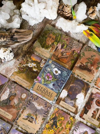 HERBAL ASTROLOGY Oracle - A 55 Card Deck and Guidebook